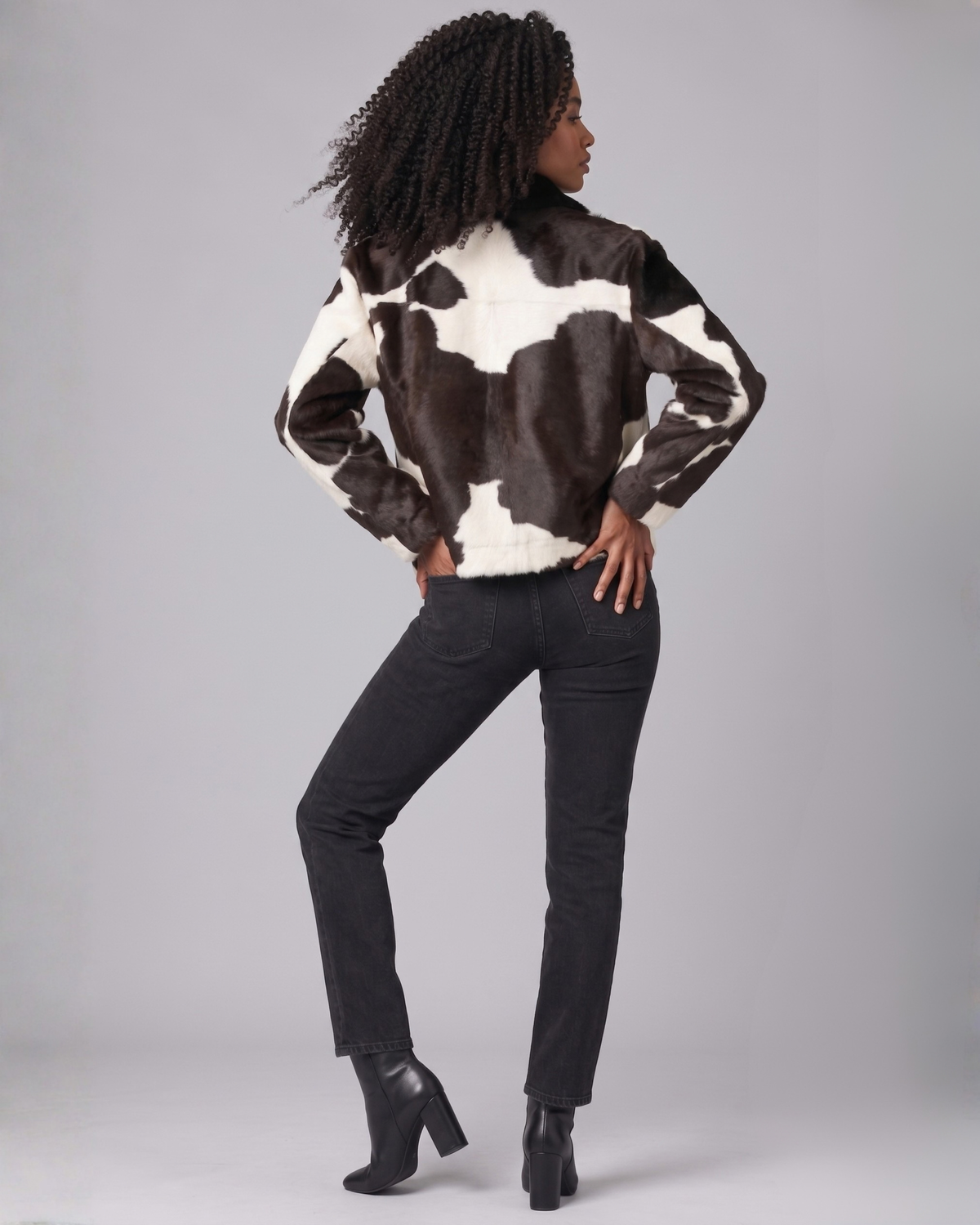 Women's Cropped Pony Jacket