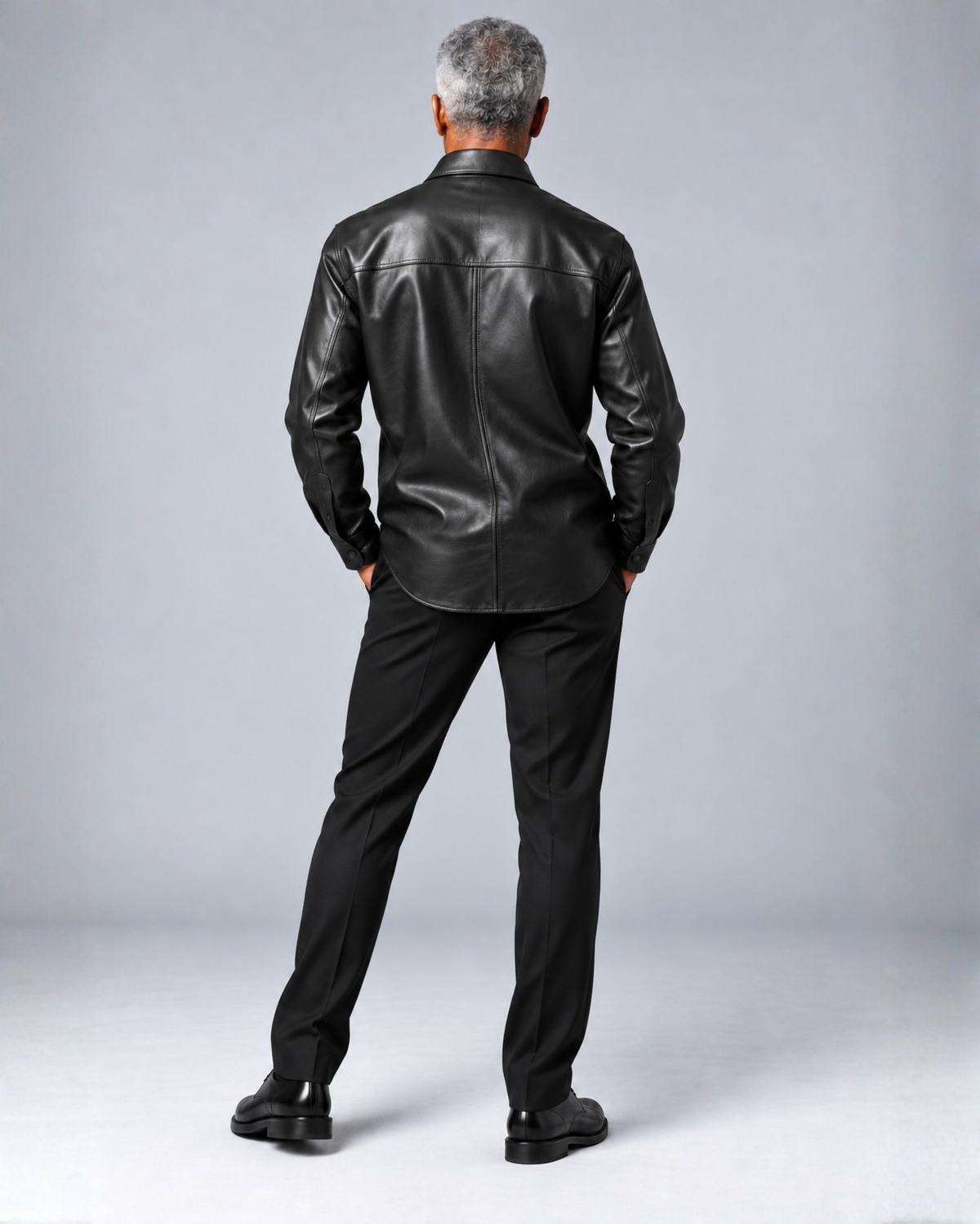 Men's Leather Shirt