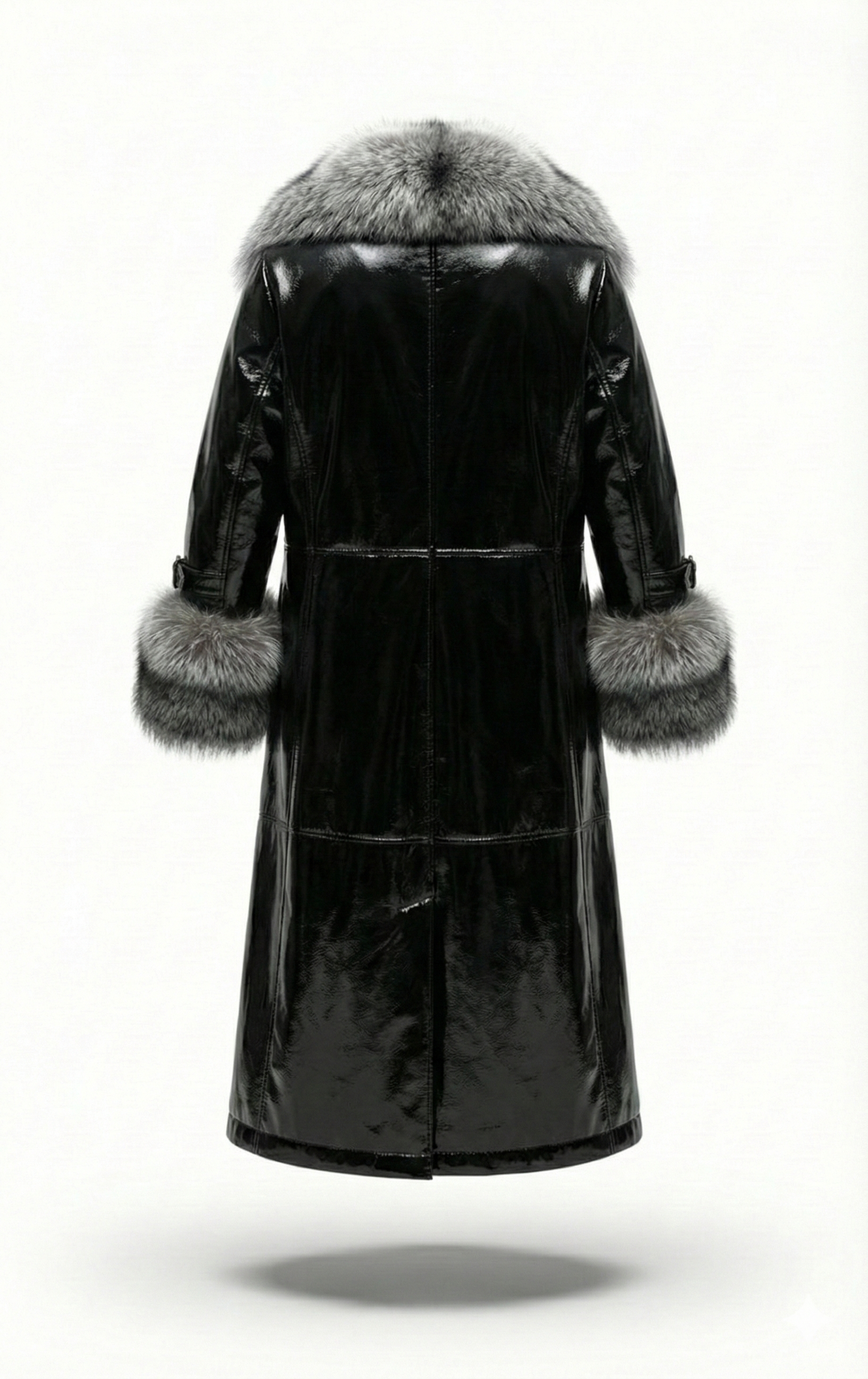 Men's Leather and Fur Coat