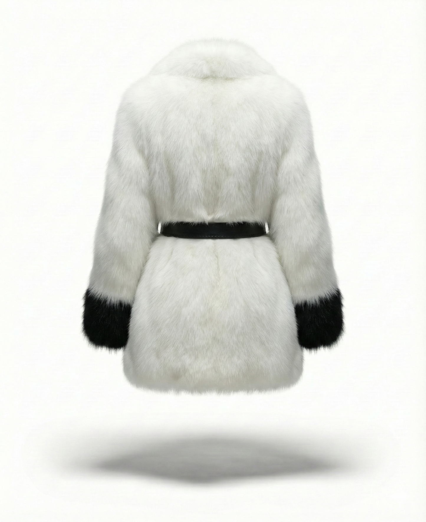 Woman's Polar White Shadow Fox Stroller