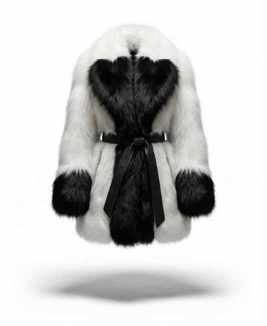 Woman's Polar White Shadow Fox Stroller