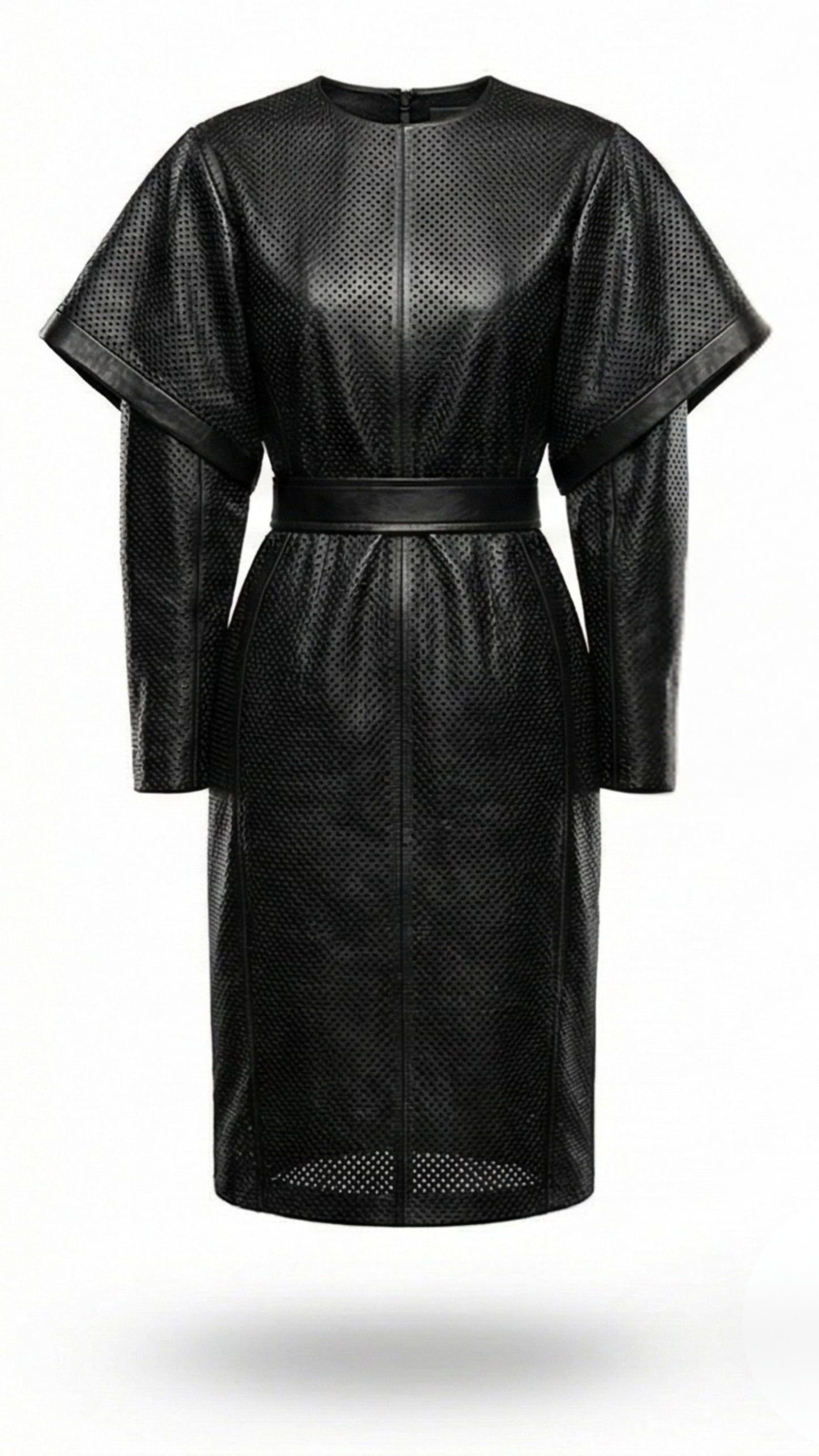Women's Perferated Leather Dress