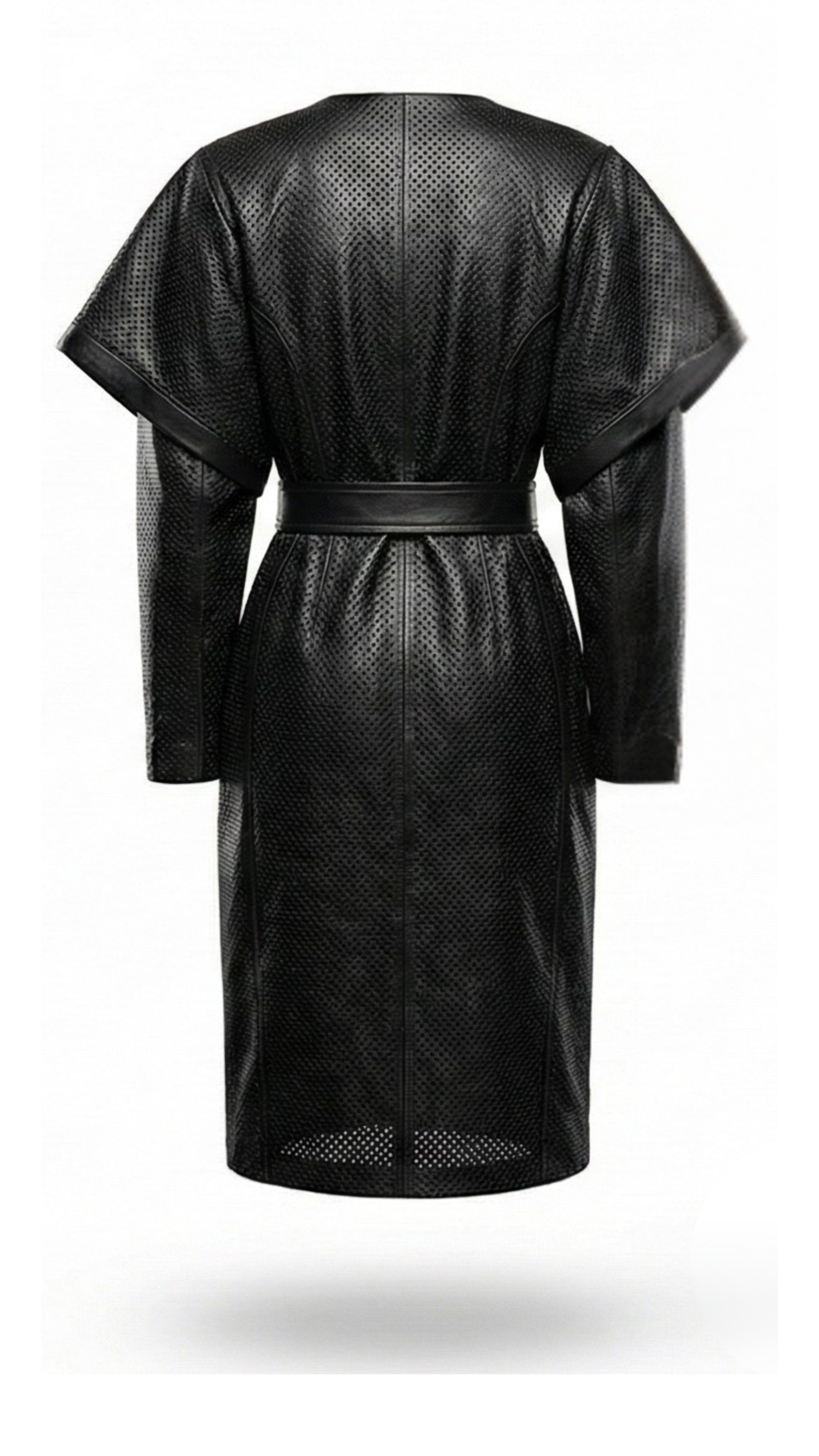 Women's Perferated Leather Dress