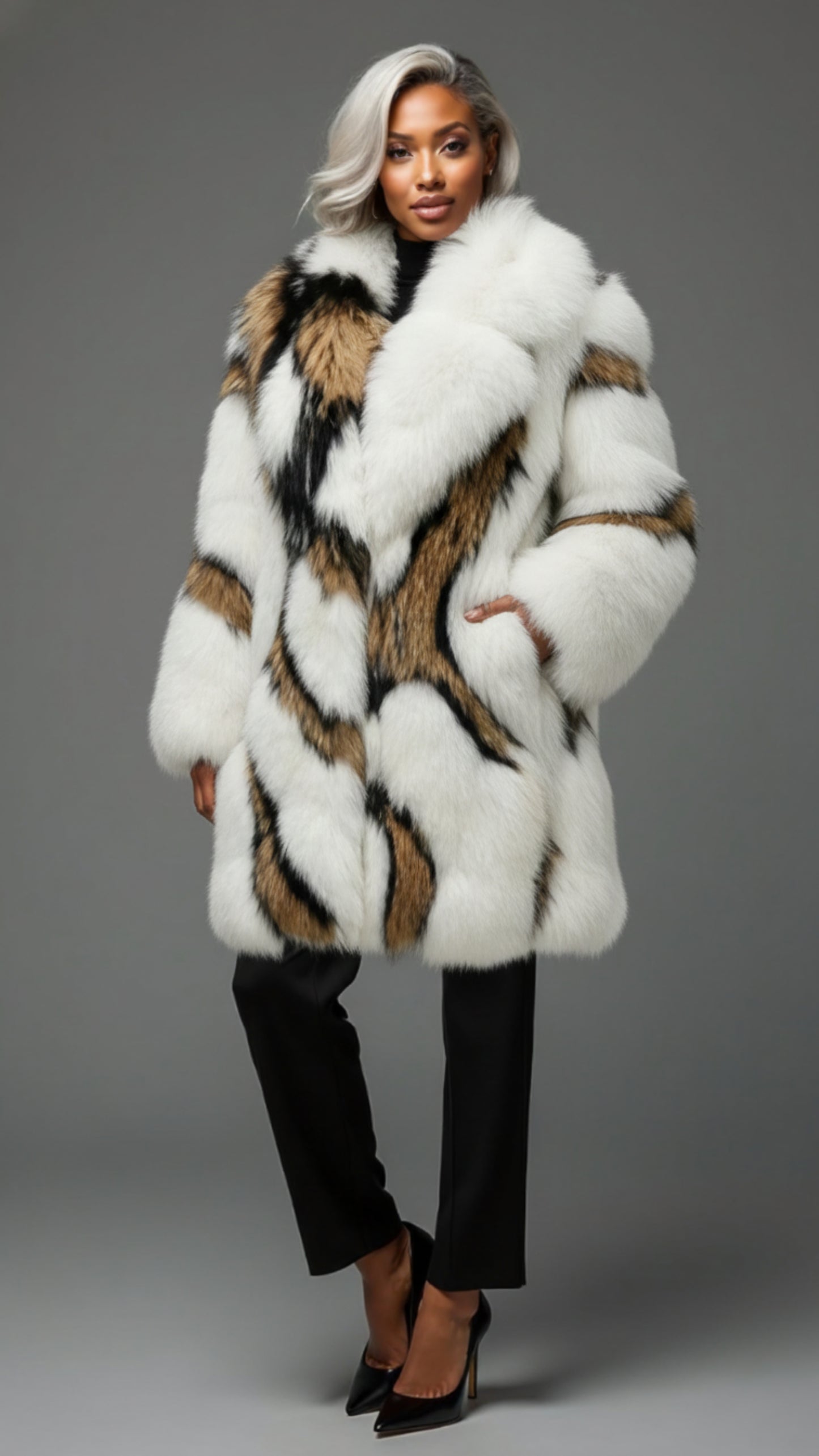Women's Fox Car Coat